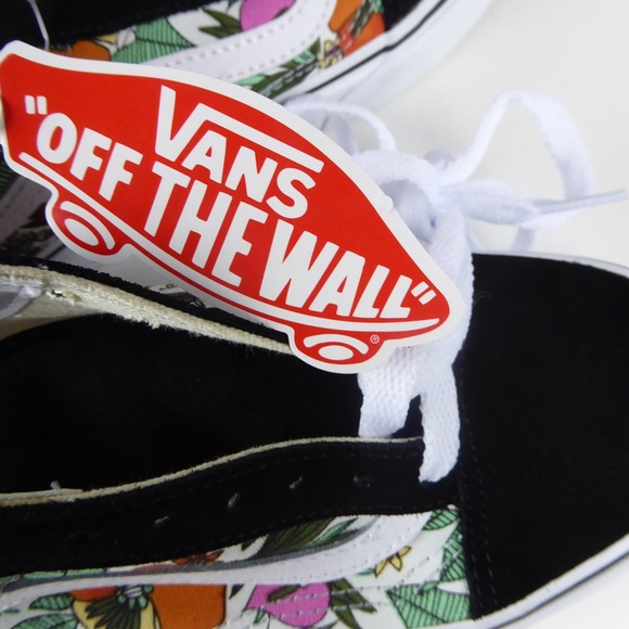 Vans Old Skool Tropic Floral Canvas Suede Sneakers - Picture 7 of 7